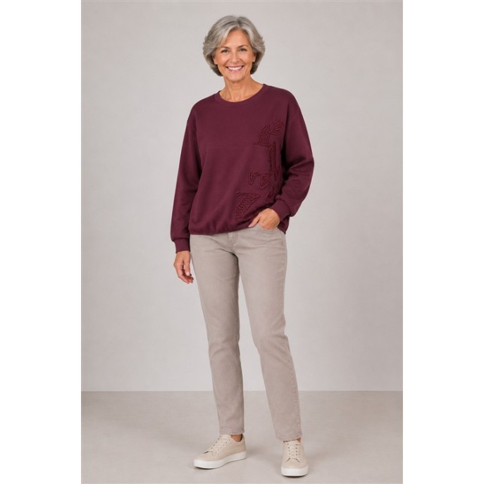 Barbara Lebek sweater 15252062 Bordeaux Barbara Lebek sweater 15252062 Bordeaux